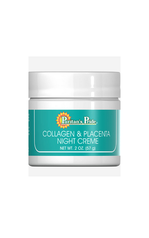 Puritan's Pride Collagen & Placenta Night Creme 2 Oz. (57g)